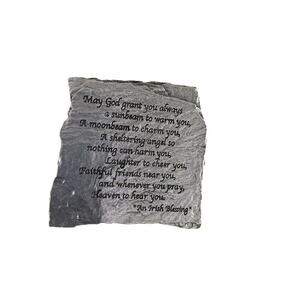 Free Standing Metal Irish Blessing by Cathedral Arts USA